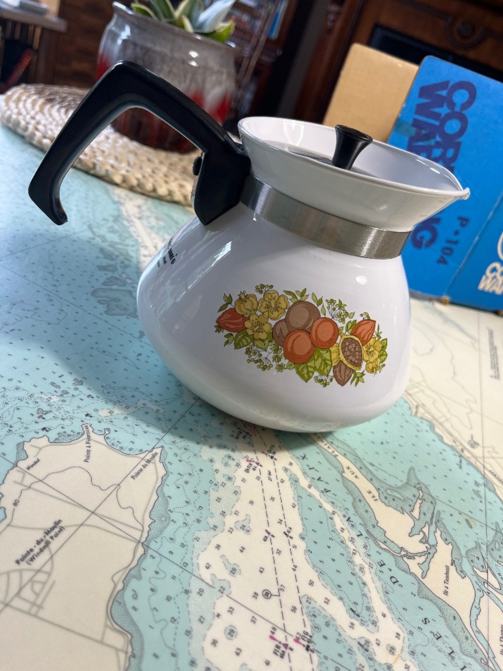 Vintage Corning Ware Spice Of Life Teapot
